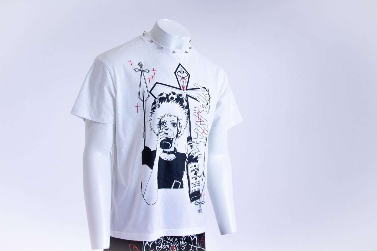 HAASH X SINNERSCORE (NANA T-SHIRT)- WHITE