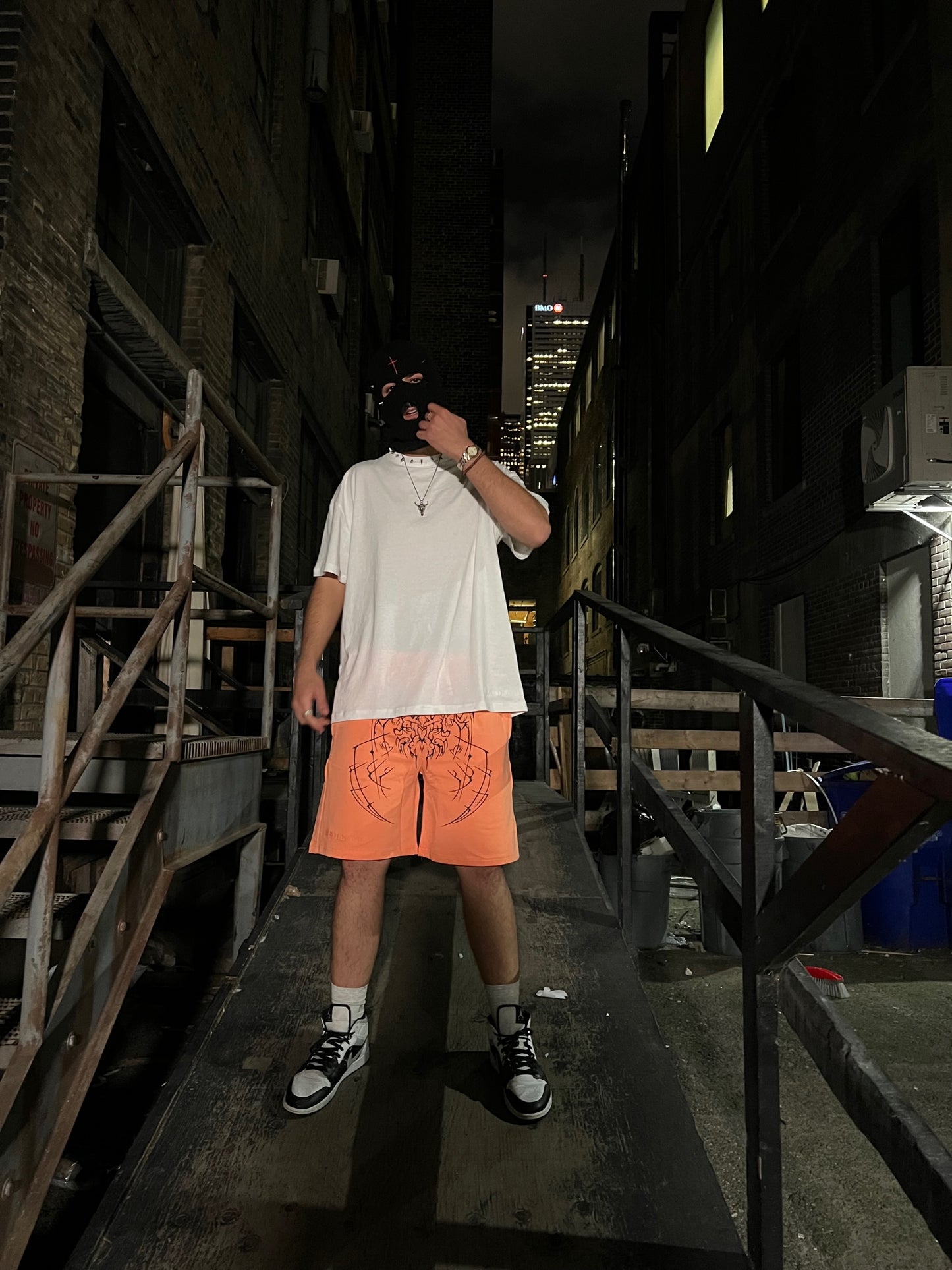 HAASH X SINNERSCORE ( DEMON SHORTS)- ORANGE