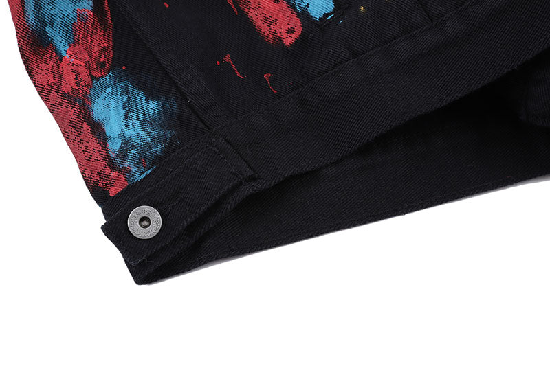 Haash Hand-Painted Denim Jacket (Unisex)