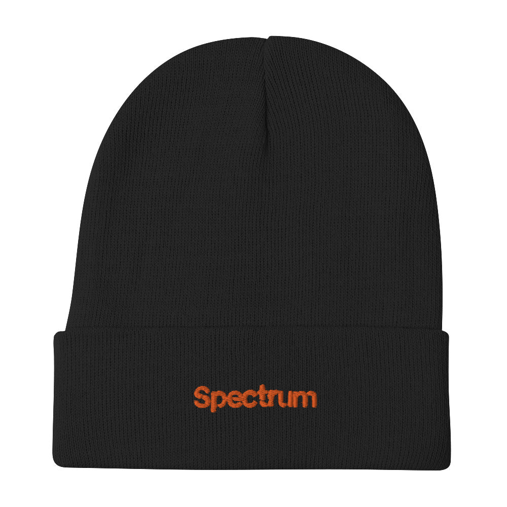 SPECTRUM -EMBROIDED BEANIE (ORANGE)