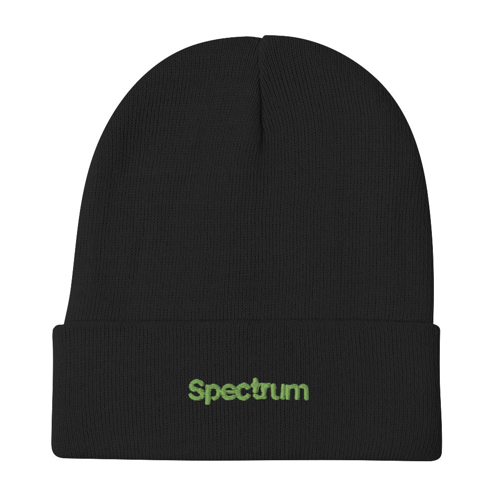 SPECTRUM -EMBROIDED BEANIE (KIWI GREEN)