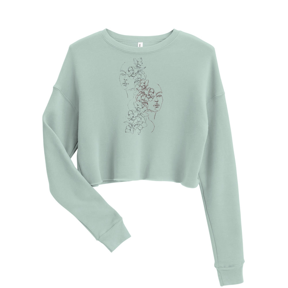 2 FACED CROPPED-SWEATER (WOMENS)